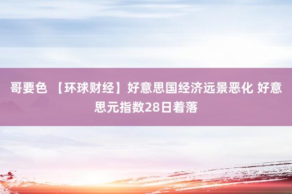 哥要色 【环球财经】好意思国经济远景恶化 好意思元指数28日着落
